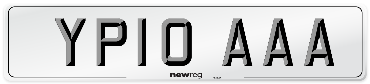 YP10 AAA Number Plate from New Reg